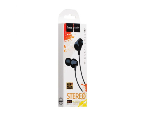 Вакуумні навушники Hoco M60 Perfect Black