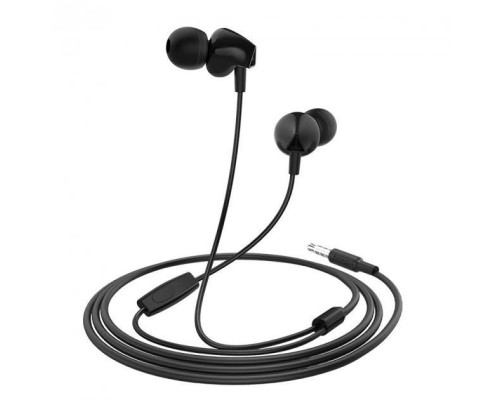 Вакуумні навушники Hoco M60 Perfect Black