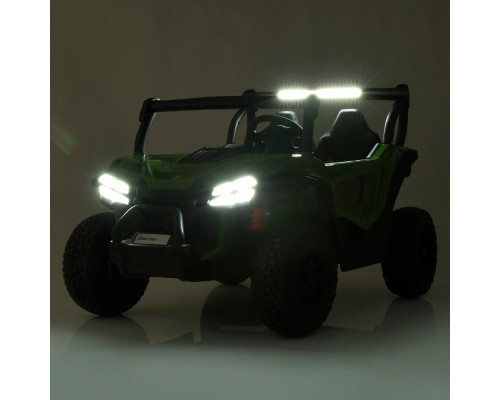 Дитячий двомісний електромобіль Джип Bambi M 5019EBLR-3 (24V) з пультом керування. Червоний