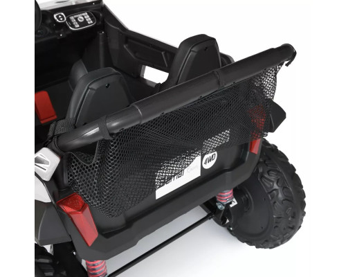 Дитячий двомісний електромобіль Джип Bambi M 5025EBLR-1(24V) з пультом керування. Білий