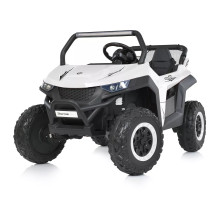 Дитячий двомісний електромобіль Джип Bambi M 5025EBLR-1(24V) з пультом керування. Білий