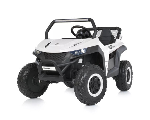 Дитячий двомісний електромобіль Джип Bambi M 5025EBLR-1(24V) з пультом керування. Білий