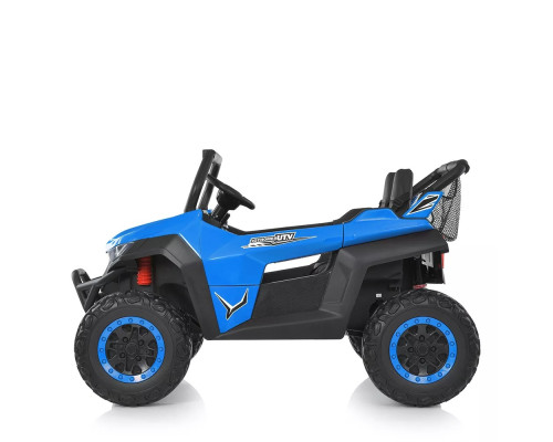 Дитячий двомісний електромобіль Джип Bambi M 5025EBLR-4 (24V) з пультом управління. Синій