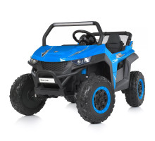 Дитячий двомісний електромобіль Джип Bambi M 5025EBLR-4 (24V) з пультом управління. Синій