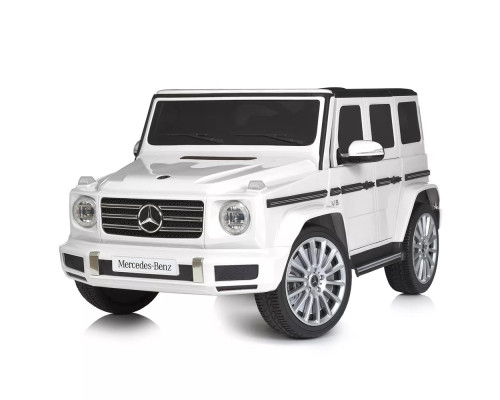 Дитячий електромобіль Джип Mercedes G-CLASS Bambi M 5028EBLR-1 з пультом керування. Білий