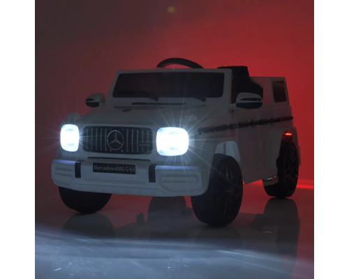 Дитячий електромобіль Джип Mercedes Bambi M 5038EBLR-1 з пультом керування. Білий