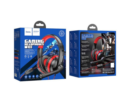 Навушники HOCO Gaming Magic Tour Gaming Headphones W103 з Мікрофоном (Чорні)