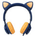 Навушники Hoco W36 Cat Ear Темносиній