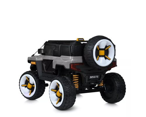 Дитячий електромобіль Bambi M 5075EBLR-11 з пультом управління і звуком. Сірий