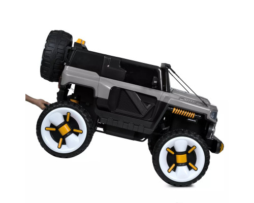 Дитячий електромобіль Bambi M 5075EBLR-11 з пультом управління і звуком. Сірий