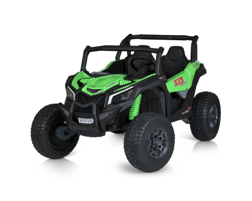 Дитячий двомісний електромобіль Bambi M 5725EBLR-5(24V) з пультом управління. Зелений