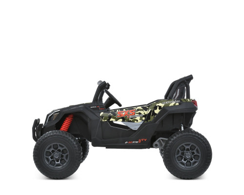 Дитячий двомісний електромобіль Bambi M 5725EBLRS-18(24V) з пультом керування. Камуфляж