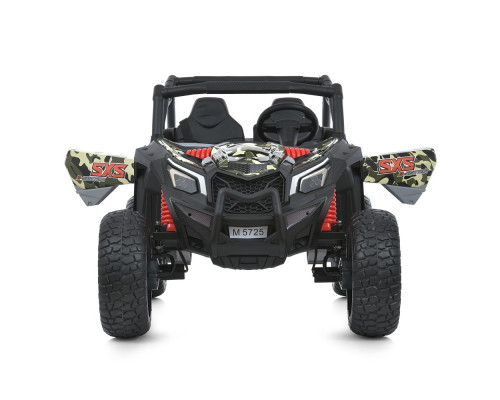 Дитячий двомісний електромобіль Bambi M 5725EBLRS-18(24V) з пультом керування. Камуфляж