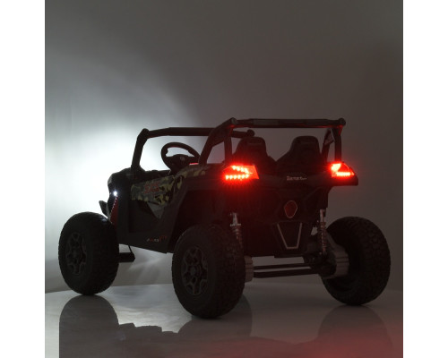 Дитячий двомісний електромобіль Bambi M 5725EBLRS-18(24V) з пультом керування. Камуфляж