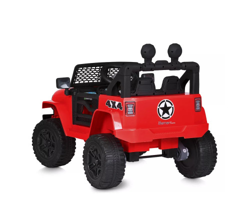 Дитячий електромобіль Jeep Bambi M 5734EBLR-3 з пультом керування і світлом. Червоний