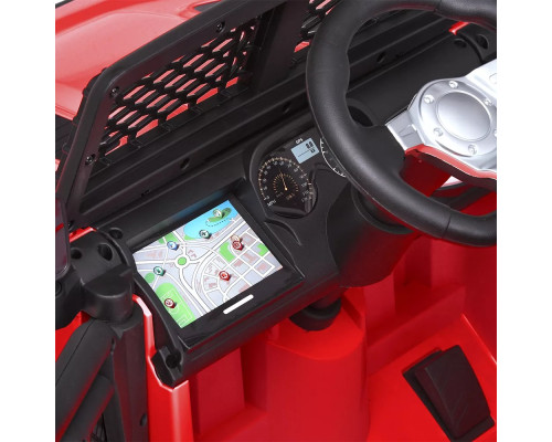 Дитячий електромобіль Jeep Bambi M 5734EBLR-3 з пультом керування і світлом. Червоний