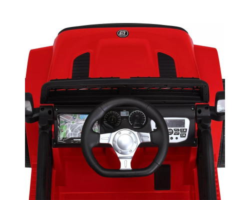Дитячий електромобіль Jeep Bambi M 5734EBLR-3 з пультом керування і світлом. Червоний