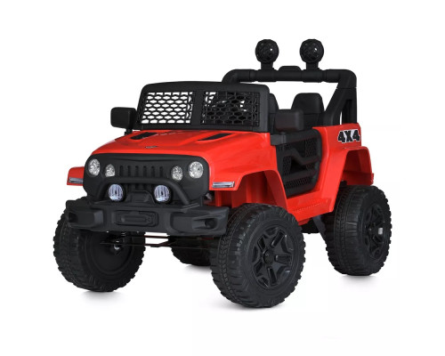 Дитячий електромобіль Jeep Bambi M 5734EBLR-3 з пультом керування і світлом. Червоний