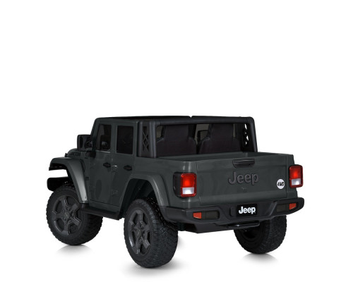 Дитячий електромобіль Jeep Rubicon Bambi M 5740EBLR-11 з пультом управління і світлом. Чорний