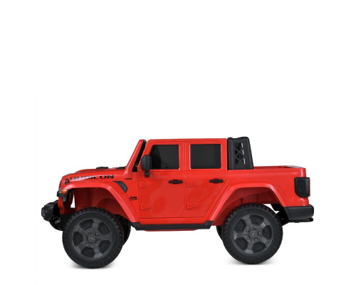 Дитячий електромобіль Jeep Rubicon Bambi M 5740EBLR-3 з пультом управління і світлом. Червоний