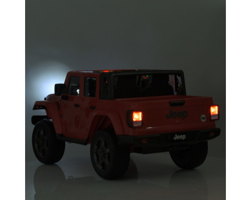 Дитячий електромобіль Jeep Rubicon Bambi M 5740EBLR-3 з пультом управління і світлом. Червоний