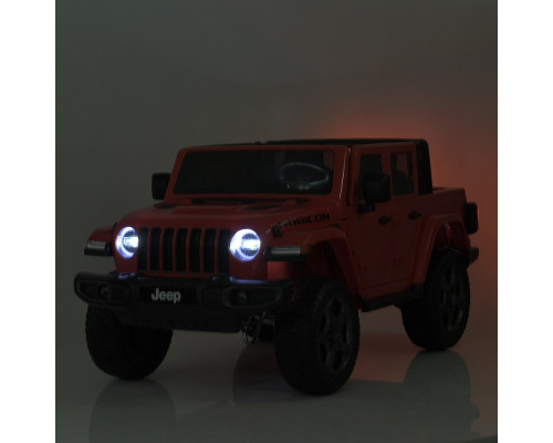 Дитячий електромобіль Jeep Rubicon Bambi M 5740EBLR-3 з пультом управління і світлом. Червоний