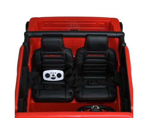 Дитячий електромобіль Jeep Rubicon Bambi M 5740EBLR-3 з пультом управління і світлом. Червоний