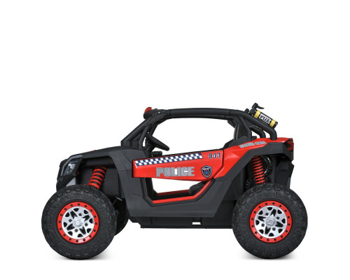 Дитячий поліцейський електромобіль Баггі Bambi M 5743EBLR-3 (24V) з пультом управління. Червоний