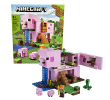 Конструктор Minecraft Будиночок-свиня на 490 деталей (68003)