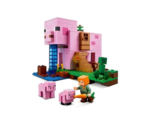 Конструктор Minecraft Будиночок-свиня на 490 деталей (68003)