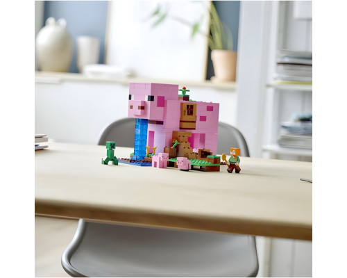 Конструктор Minecraft Будиночок-свиня на 490 деталей (68003)