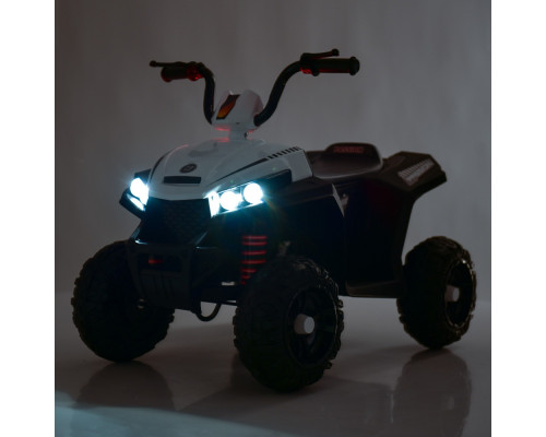 Дитячий квадроцикл Bambi M 4131EL-1 зі звуком і світлом. Білий