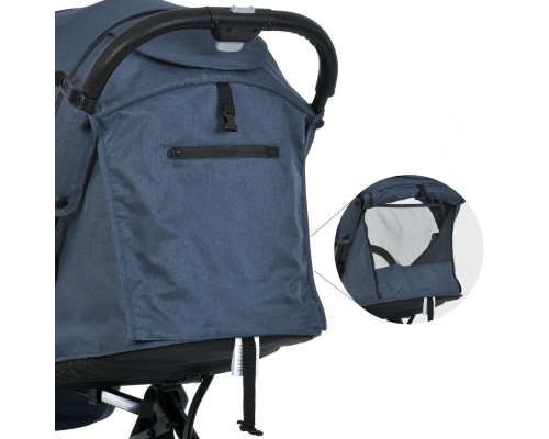 Дитяча прогулянкова коляска-книжка Bambi M 5727 FLASH Blue блакитна