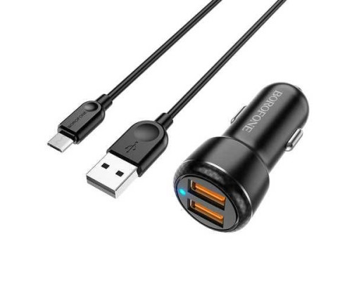 Зарядний пристрій Borofone BZ17 Micro QC3.0 18W