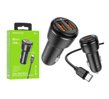 Зарядний пристрій Borofone BZ17 Type-C QC3.0 18W