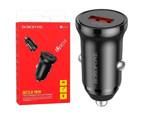 Зарядний пристрій Borofone BZ18 QC3.0 18W