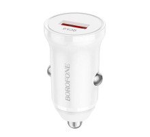 Зарядний пристрій Borofone BZ18 QC3.0 18W White