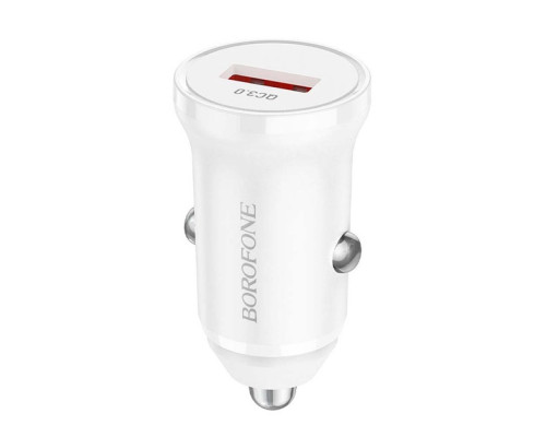 Зарядний пристрій Borofone BZ18 QC3.0 18W White