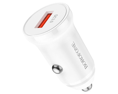 Зарядний пристрій Borofone BZ18 QC3.0 18W White