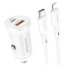 Зарядний пристрій Borofone BZ18 Type-C QC3.0 White