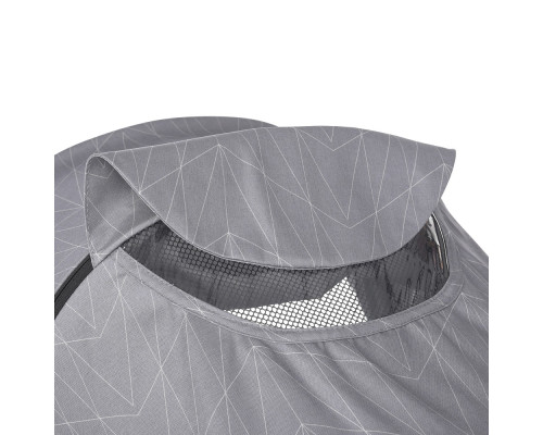 Дитяча прогулянкова коляска-книжка ME 1024 X4 Gray Lines сіра