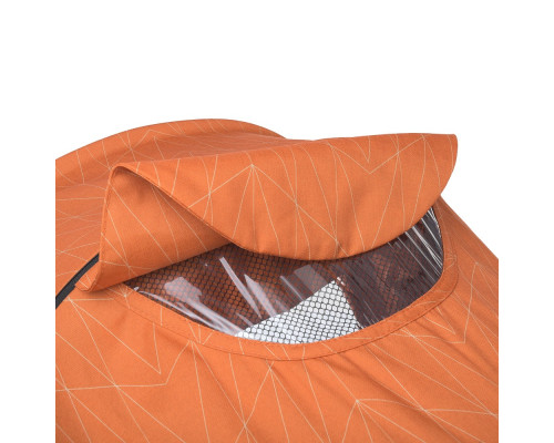 Дитяча прогулянкова коляска-книжка ME 1024 X4 Orange Lines помаранчева