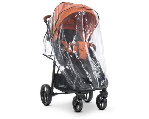 Дитяча прогулянкова коляска-книжка ME 1024 X4 Orange Lines помаранчева