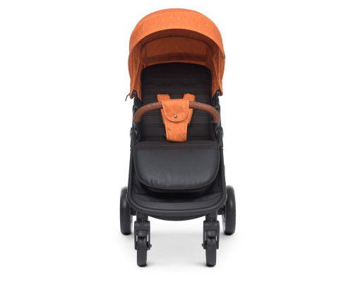 Дитяча прогулянкова коляска-книжка ME 1024 X4 Orange Lines помаранчева