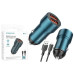 Зарядний пристрій Borofone BZ19 lightning (2USB/2.4A) Blue