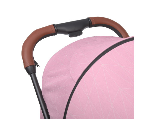 Дитяча прогулянкова коляска-книжка ME 1024 X4 Pink Lines  рожева