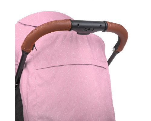 Дитяча прогулянкова коляска-книжка ME 1024 X4 Pink Lines  рожева