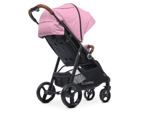 Дитяча прогулянкова коляска-книжка ME 1024 X4 Pink Lines  рожева