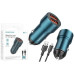 Зарядний пристрій Borofone BZ19 Micro (2USB/2.4A) Blue