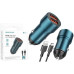 Зарядний пристрій Borofone BZ19 Type-C (2USB/2.4A) Blue